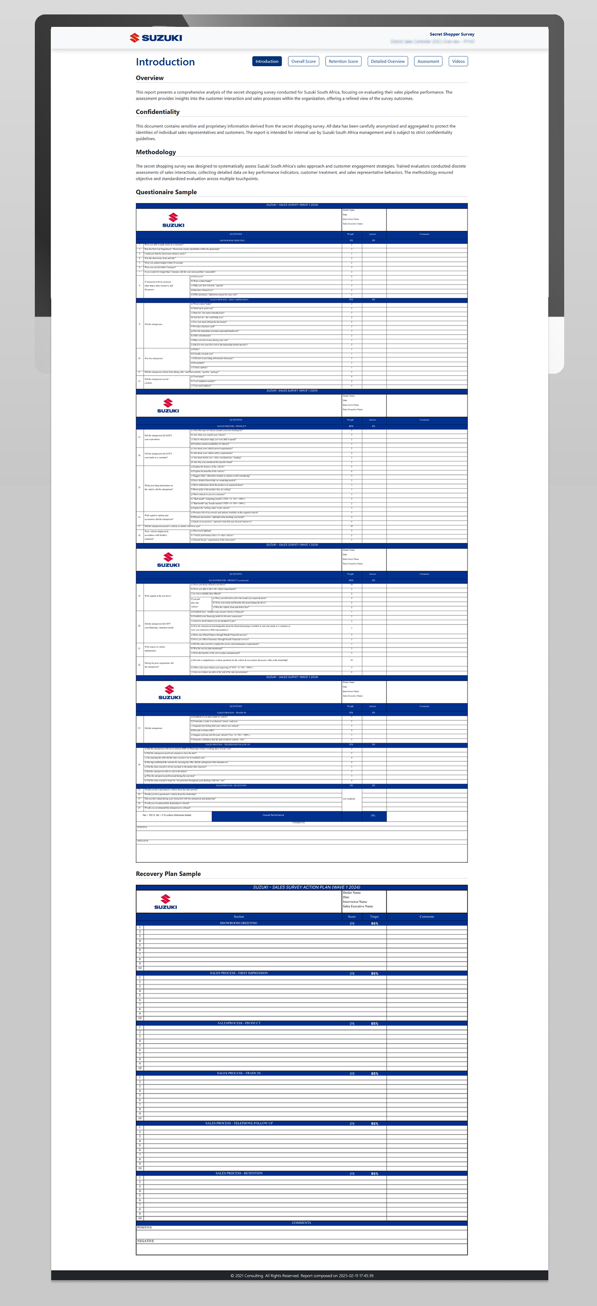 Suzuki Secret Shopper